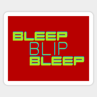 Robo Rhythms: Bleep Blip Bleep Sticker